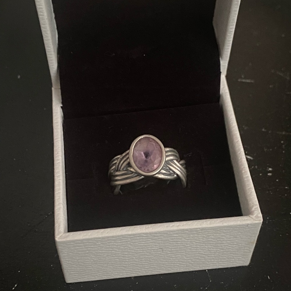 Pandora Ametista ring